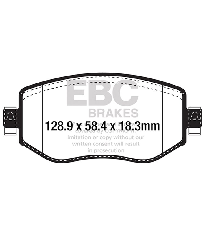 Pastilla Freno EBC Ultimax Delantera DPX2309