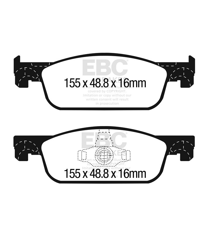 Pastilla Freno EBC Ultimax Delantera DPX2312