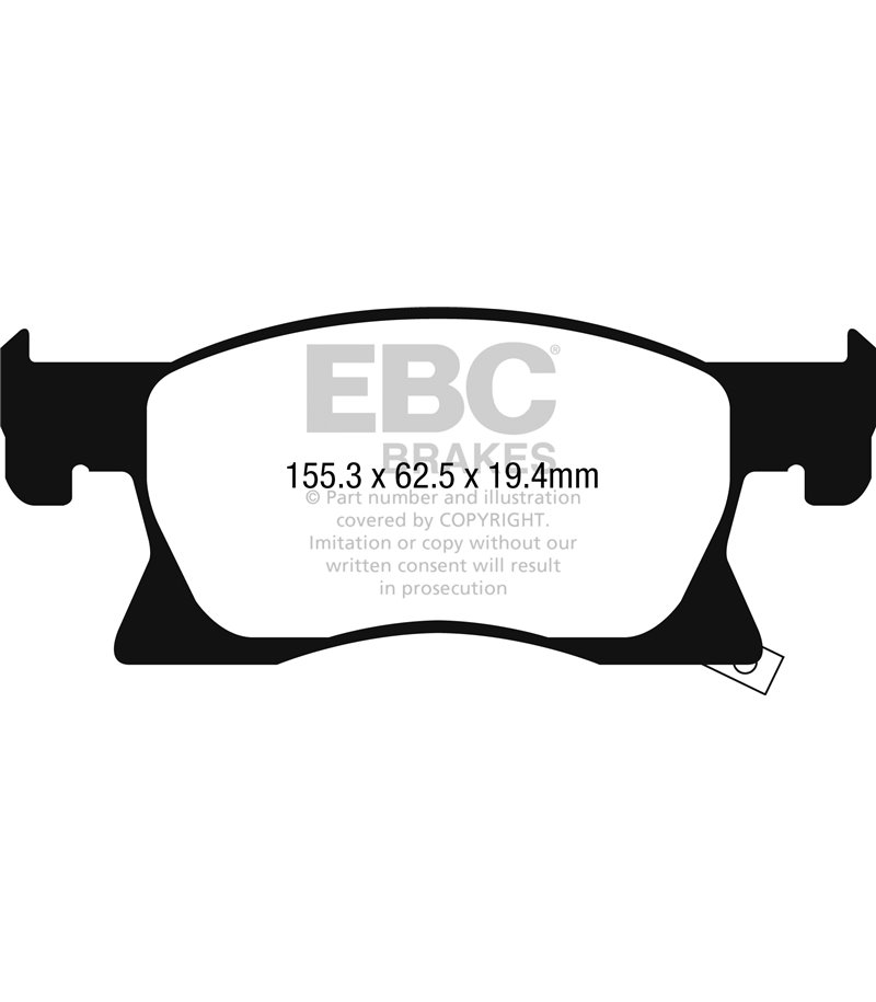 EBC Brakes UD1053 Ultimax Pastiglie Freni