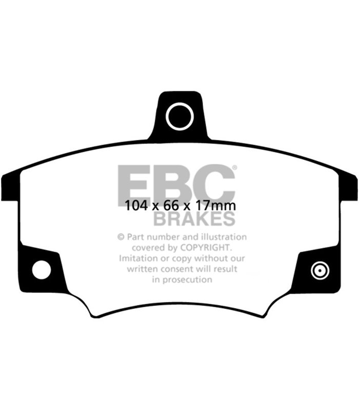 Pastilla Freno EBC Ultimax Delantera DP420/2