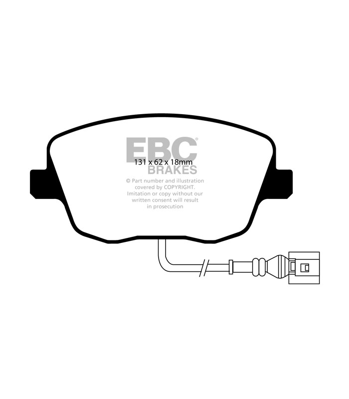 Pastilla Freno EBC Ultimax Delantera DP1479