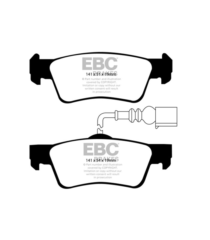 Pastilla Freno EBC Ultimax Trasera DP1907
