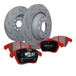 Kit EBC Redstuff + BSD PD17KF001 | Low-dust R90