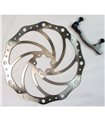 OVERSIZE MTB DISC WITH BRACKET (Manitou forks/160mm to 204mm) MTBD160-203M