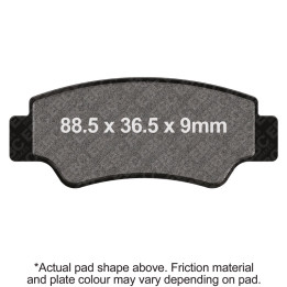 Pastillas moto EBC Orgánicas FA764 | Homologadas ECE R90