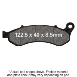 Pastillas moto EBC Orgánicas FA772 | Homologadas ECE R90
