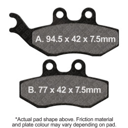 Pastillas moto EBC Double-H FA194HH | Sinterizadas HH R90