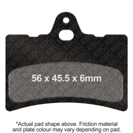 Pastillas moto EBC Orgánicas FA156 | Homologadas ECE R90