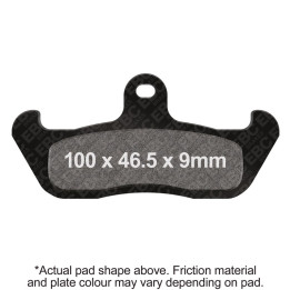 Pastillas moto EBC Orgánicas FA134 | Homologadas ECE R90