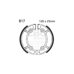 Zapatas de freno moto EBC 817 | Recambio freno de tambor