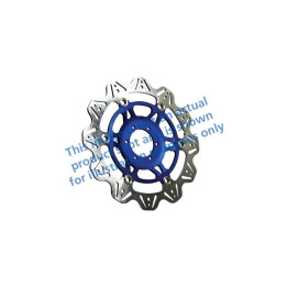 Disco moto EBC Vee-Rotor VR2003BLU | Perfil V y buje de color