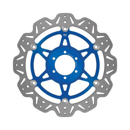 Disco moto EBC Vee-Rotor VR621BLU | Perfil V y buje de color