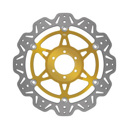 Disco moto EBC Vee-Rotor VR621GLD | Perfil V y buje de color