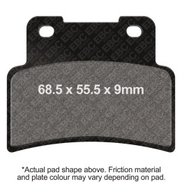 Pastillas moto EBC Orgánicas FA432 | Homologadas ECE R90