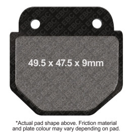 Pastillas moto EBC Orgánicas FA486 | Homologadas ECE R90