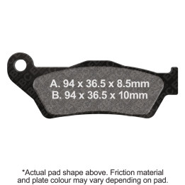 Pastillas moto EBC Orgánicas FA363 | Homologadas ECE R90