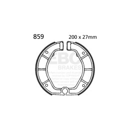 Zapatas de freno moto EBC 859 | Recambio freno de tambor