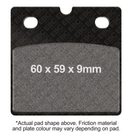 Pastillas moto EBC V-Pads FA077V | Turismo y custom pesadas