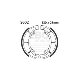 Zapatas de freno moto EBC S602 | Recambio freno de tambor