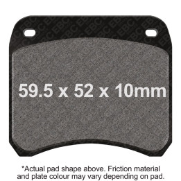 Pastillas moto EBC Orgánicas FA016 | Homologadas ECE R90