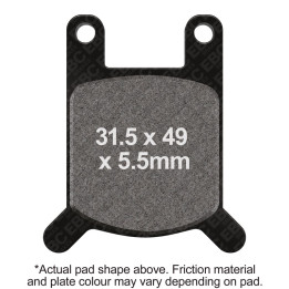 Pastillas moto EBC Orgánicas FA050 | Homologadas ECE R90