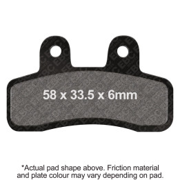 Pastillas moto EBC Orgánicas FA448 | Homologadas ECE R90