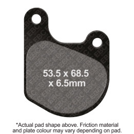 Pastillas moto EBC Orgánicas FA071 | Homologadas ECE R90