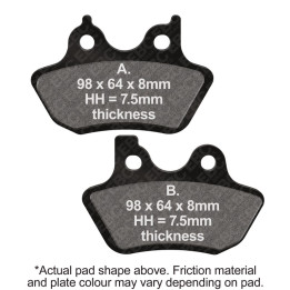 Pastillas moto EBC V-Pads FA400V | Turismo y custom pesadas