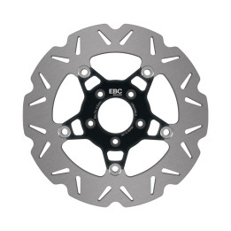 Disco moto EBC Vee-Rotor VR010BLK | Perfil V y buje de color