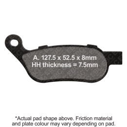 Pastillas moto EBC V-Pads FA458V | Turismo y custom pesadas