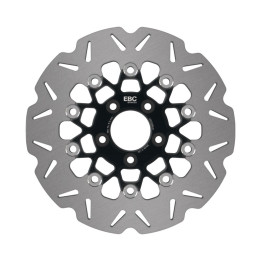 Disco moto EBC Vee-Rotor VR020BLK | Perfil V y buje de color