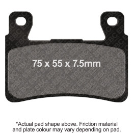 Pastillas moto EBC Double-H FA296HH | Sinterizadas HH R90