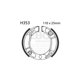 Zapatas de freno moto EBC H353 | Recambio freno de tambor