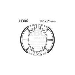 Zapatas de freno moto EBC H306 | Recambio freno de tambor