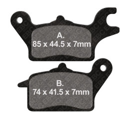 Pastillas moto EBC Double-H FA691HH | Sinterizadas HH R90