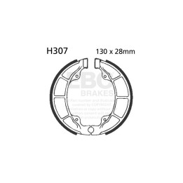 Zapatas de freno moto EBC H307 | Recambio freno de tambor