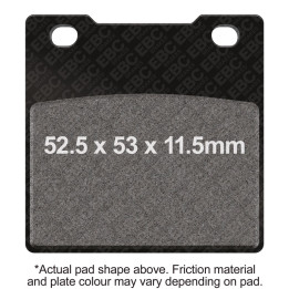 Pastillas moto EBC Orgánicas FA045 | Homologadas ECE R90