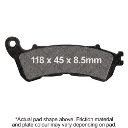 Pastillas moto EBC Orgánicas FA388 | Homologadas ECE R90