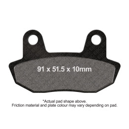 Pastillas moto EBC Orgánicas FA90 | Homologadas ECE R90