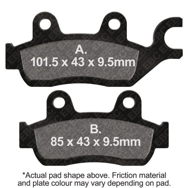 Pastillas EBC V-Pads FA744V