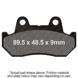 Pastillas moto EBC Orgánicas FA069/2 | Homologadas ECE R90