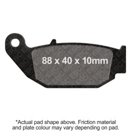 Pastillas moto EBC TT Carbono FA629TT | Enduro, MX y trail