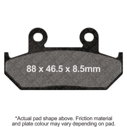 Pastillas moto EBC Orgánicas FA124 | Homologadas ECE R90