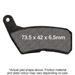 Pastillas moto EBC Orgánicas FA654 | Homologadas ECE R90