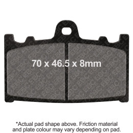 Pastillas moto EBC Orgánicas FA158 | Homologadas ECE R90