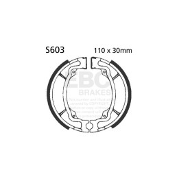 Zapatas de freno moto EBC S603 | Recambio freno de tambor
