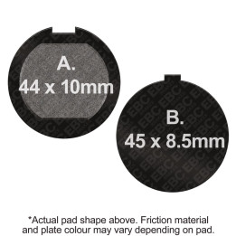 Pastillas moto EBC Orgánicas FA056 | Homologadas ECE R90