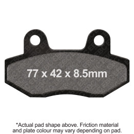 Pastillas moto EBC Double-H FA086/2HH | Sinterizadas HH R90