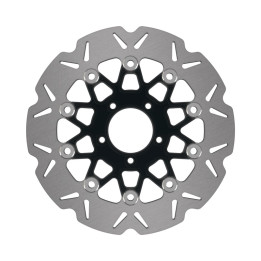 Disco moto EBC Vee-Rotor VR534BLK | Perfil V y buje de color