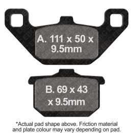 Pastillas moto EBC V-Pads FA085V | Turismo y custom pesadas
